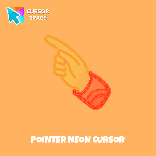 Pointer neon cursor
